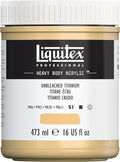 Liquitex Professional Heavy Body Acrylic Paint, 16-oz Pot, Unbleached Titanium by Liquitex