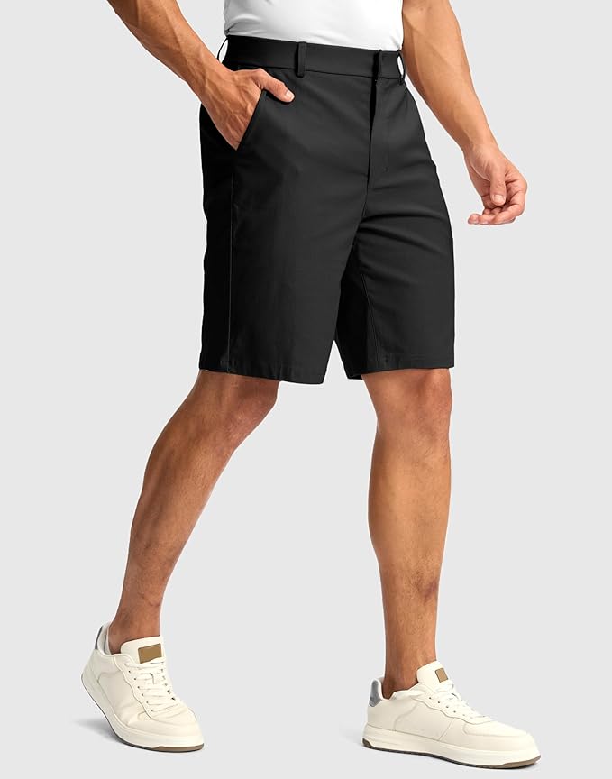 G Gradual Men's Golf Dress Shorts 5"/ 7"/ 9" Stretch Casual Work Flat Front Shorts for Men with 3 Pockets Quick Dry