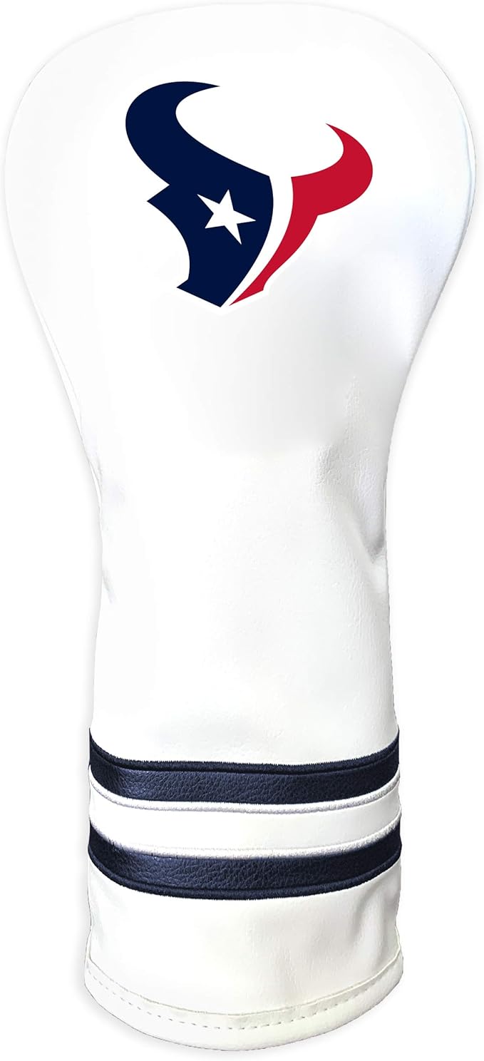 Team Golf NFL Pittsburgh Steelers White Vintage Fairway Head Cover White Vintage Fairway Golf Club Headcover, Form Fitting Design, Retro Design