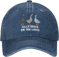 Funny Goose Hat Silly Goose On The Loose Hat Men Baseball Hats Funny Cap