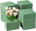 30 Pack Floral Foam Blocks for Fresh and Artificial Flowers – Green Wet Foam by Sileasncei