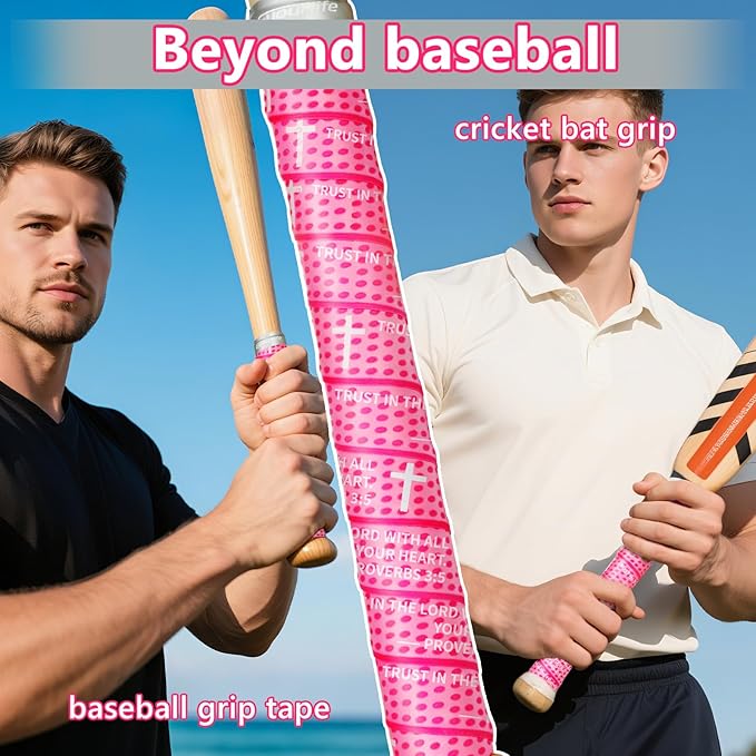 Eyourlife 2/4 Pack Baseball Bat Grip Bat Wraps for Baseball Lifestyle Softball Gifts Pro Feel Non-Slip Elite Batting Grip Tape for Bats Players