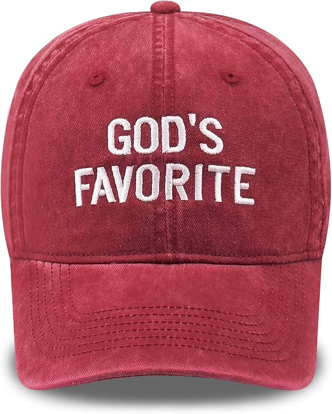Faith Christian Patriotic Embroidered Baseball Cap, Vintage Cotton Dad Hat for Men Women, Birthday