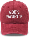 Faith Christian Patriotic Embroidered Baseball Cap, Vintage Cotton Dad Hat for Men Women, Birthday