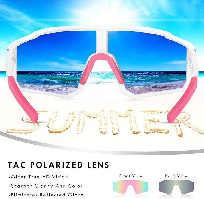 MVPTGRS Youth Baseball Sunglasses for Boys Girls Age 8-14 TR90 Frame Kids Sport Sunglasses for Softball Cycling Baseball Golf