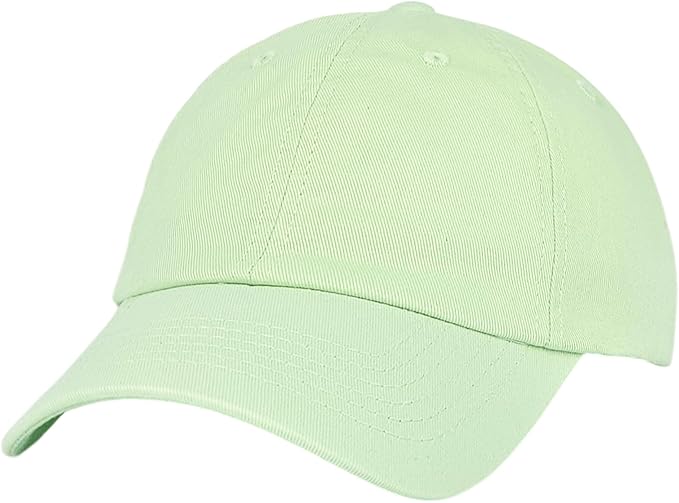 Classic Dad Hat Cotton, Low-Profile Plain Baseball Cap, Adjustable, Breathable and Packable