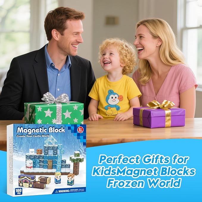 100pcs Magnetic Blocks, Magnetic Blocks - Image 6