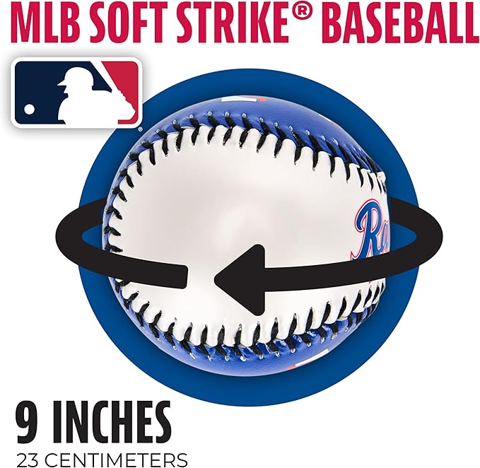 Franklin Sports MLB Team Soft Baseballs - Team Logo - Fan Shop Toy Baseball for Kids - Decoration for Desks and Office