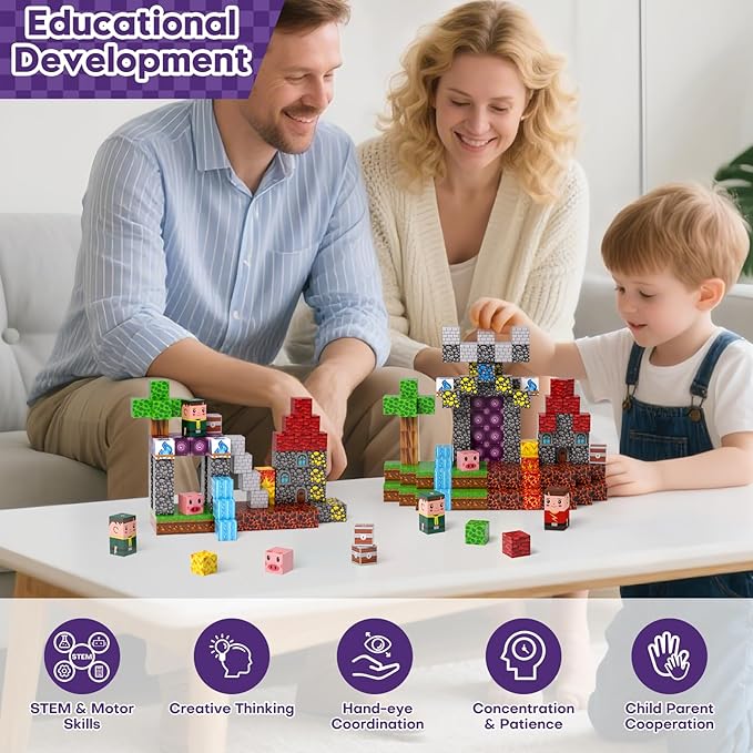 Magnetic Blocks, Magnetic Building Blocks 100pcs, Magnetic Blocks - Image 7