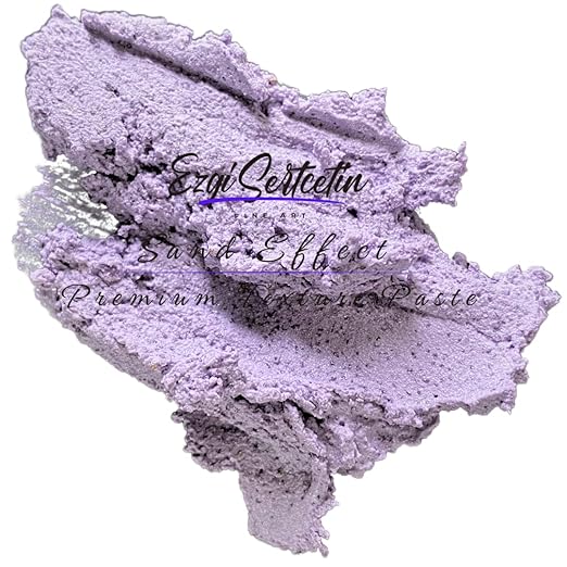 Premium Sand Effect Texture Paste | 6oz by Volume | Unique Metallic Colors | by EzgiSertcetin