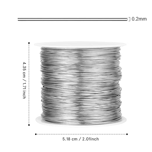 492FT Jewelry Wire 32 Gauge Tarnish-Resistant Copper Beading Wires Roll Bulk - Image 3