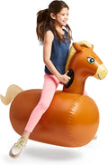 Hearthsong Hop N Go Inflatable Riding Bouncy Horse Hopping Toys by Hearthsong%C2%AE