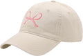 Trendy Bow-Tie Baseball Cap for Women and Men Trucker Hats Y2k Adjustable Fashion Sun Hat with Visor for Hiking & Travel