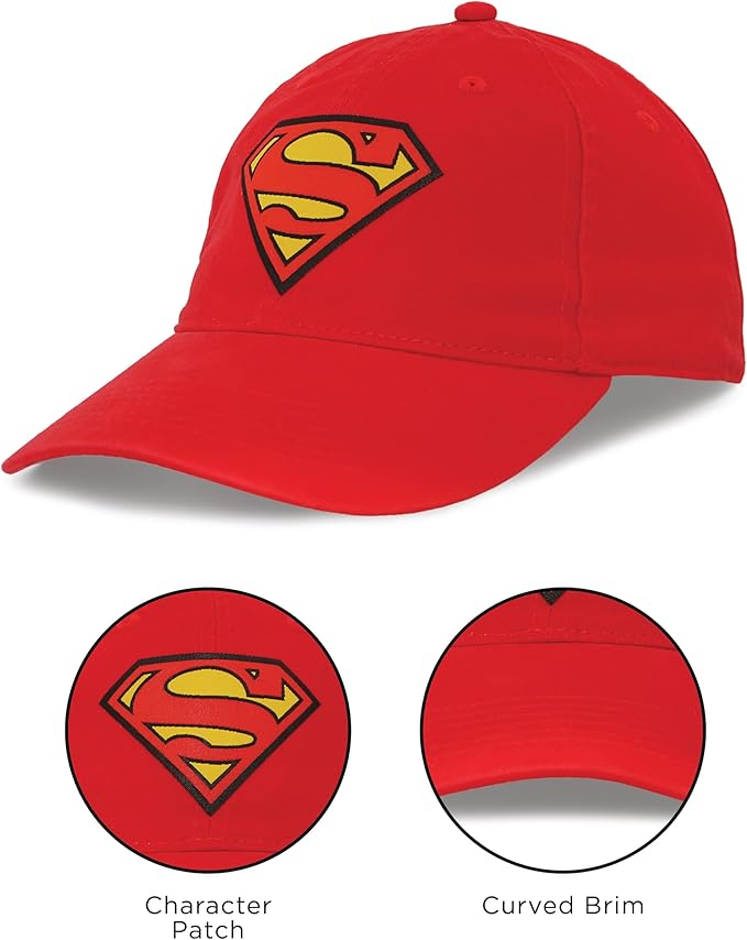 ABG Accessories Superman Hats for Men Baseball Cap