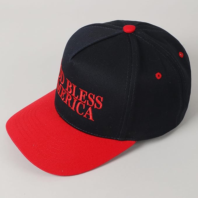 MIRMARU Two-Tone Vintage Canvas Trucker Hats for Men & Women, Adjustable Size Baseball Caps with Trendy Embroidered Design