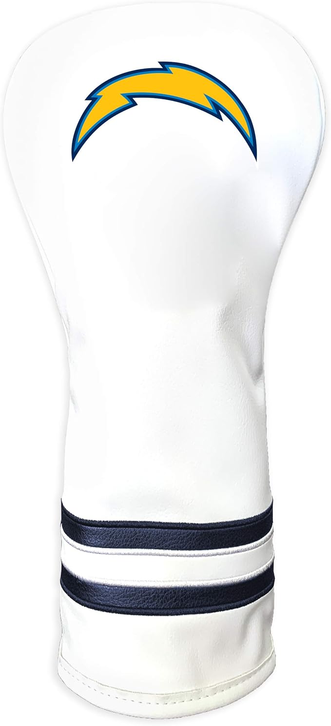 Team Golf NFL Pittsburgh Steelers White Vintage Fairway Head Cover White Vintage Fairway Golf Club Headcover, Form Fitting Design, Retro Design