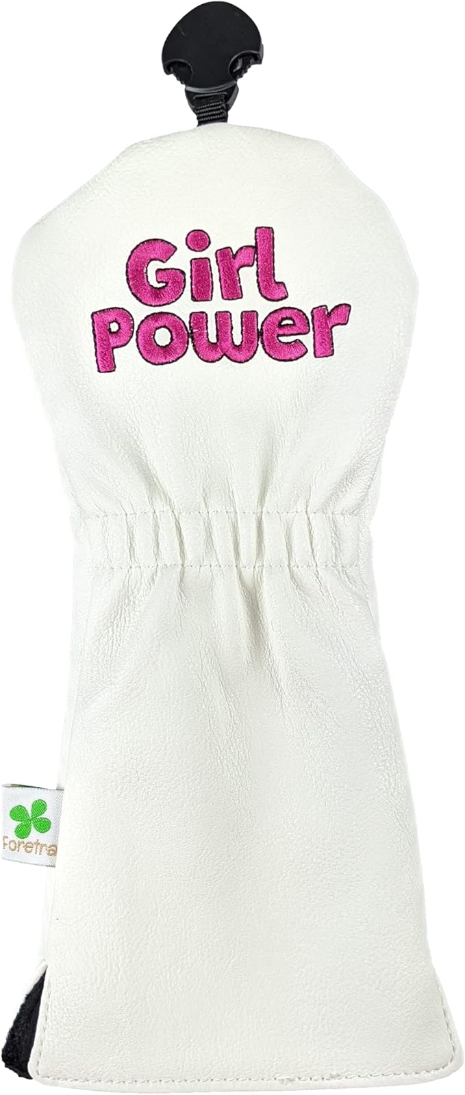 Foretra Driver Headcover Golf Club Covers Blade Mallet Putter Cover Alignment Stick Holder Hybrid Fairway Wood Head Cover Girl Power Novelty Golf Accessories for Most Brands