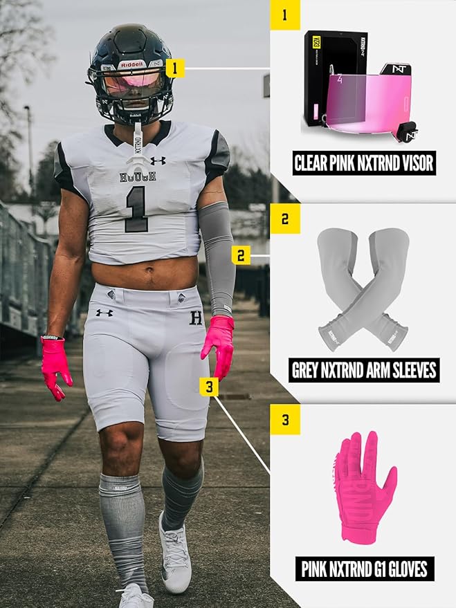 1 Pair Nxtrnd Compression Arm Sleeves for Men, Breathable Football, Basketball, Baseball Accessory, Adult & Kids