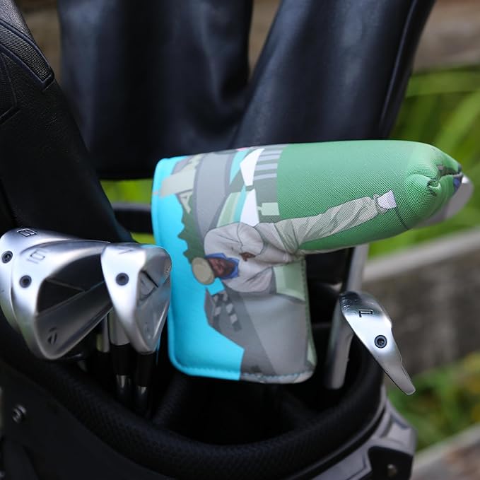 Golf Club Headcover, Funny Driver Head Cover, Mallet Blade Putter Head Cover, Golf Gifts Golf Accessories for Men and Women Golfers
