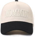 Mommin Trucker Hat, Mothers Day Mom Gifts for Women Baseball Baps Two-Tone Embroidery Mama Hats for Casual Wear