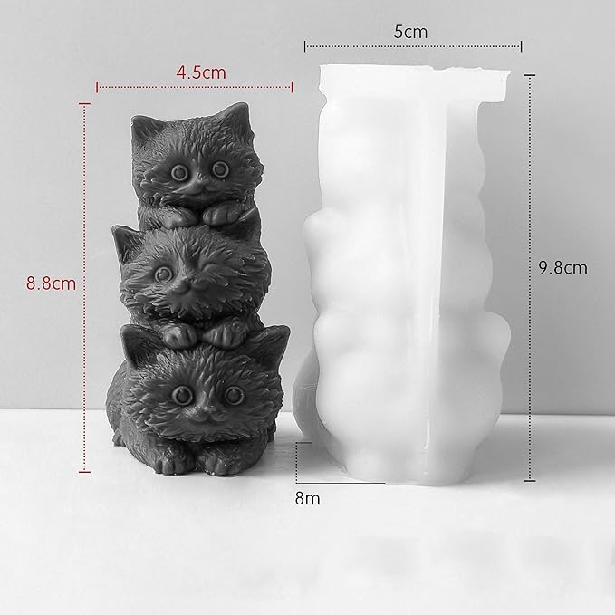 Cat Soap & Candle Mold - Image 3