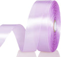 1 Inch Lilac Solid Satin Ribbon, 50 Yards Craft Fabric Ribbon by YASEO