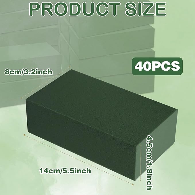 40Pcs Floral Foam Blocks, Floral Foamused - Image 2