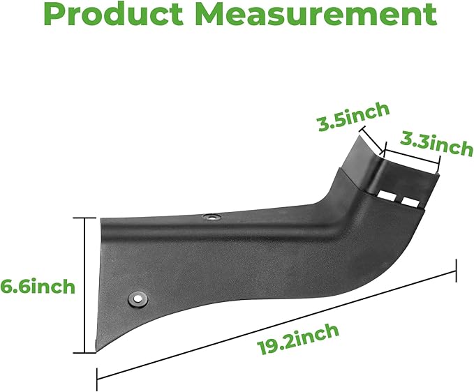 10L0L Golf Cart Front Side Guard Set - Driver Side & Passenger Side Replacement Parts Compatible with EZGO RXV Golf Cart Models, Rugged and Durable, OEM# 601257 & 601258