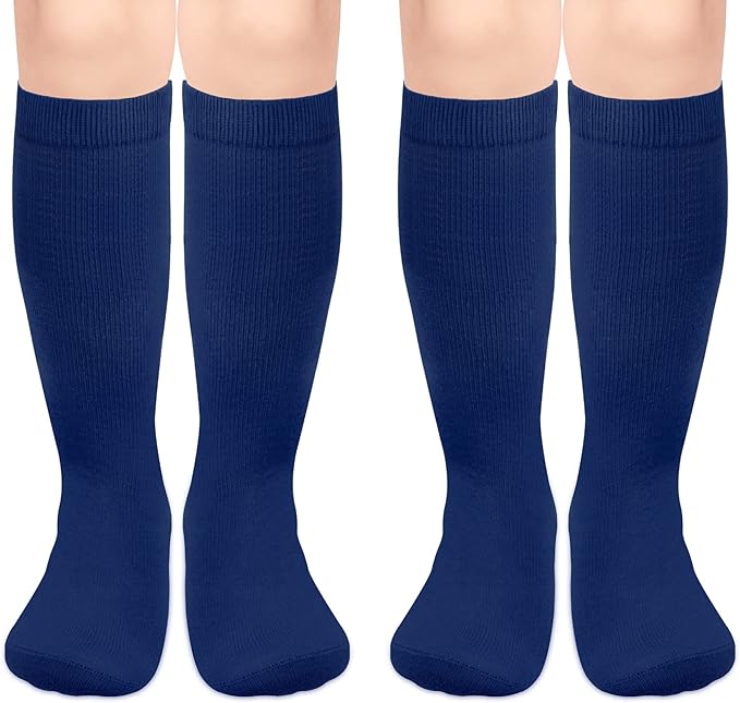 qikqik Toddler Soccer Socks Kids Soccer Socks Boys Baseball Sock Youth Football Sock Girls Softball Accessories Team Sports