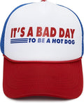 Funky Junque Premium Mesh Snapback Trucker Hat - Stylish Comfort for All - Patriotic, Humor & More