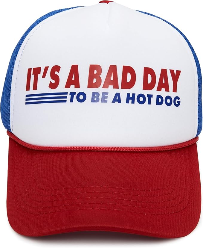 Funky Junque Premium Mesh Snapback Trucker Hat - Stylish Comfort for All - Patriotic, Humor & More