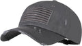IIN American Flag Baseball Cap for Men Women Low Profile USA Army Tactical Operator Military Plain Dad Hat