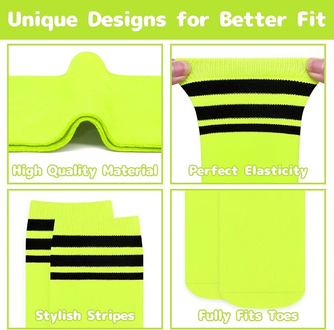 Olreco Toddler Soccer Socks Kids Baseball Socks Youth Softball Sock for Girls Boys Football Sock Boys Athletic Accessories