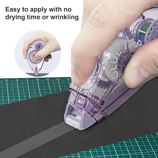 Glue Tape for Scrapbooking, Scrapbook Tape 4 Pcs, Double Sided Tape Roller for - Image 3