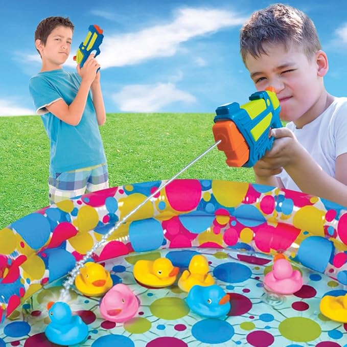 Gamie Duck’em Down Shooting Game, Carnival Duck Pond Game - Image 2