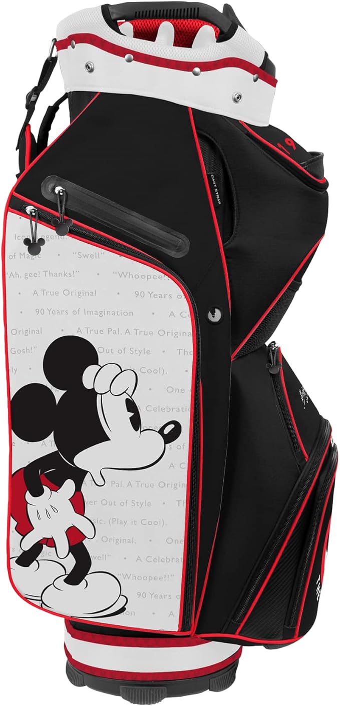 Team Effort Bucket III Cooler Cart Golf Bag Disney Studios