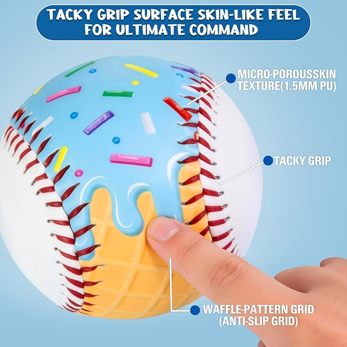 Baseballs PVC 9in Practice Baseball for Training Hitting Lifestyle Decor Ideal Personalized Inspired Gifts for Players Coaches Moms