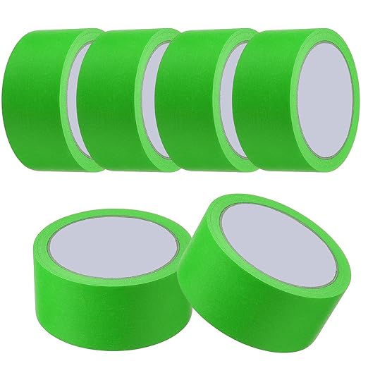 MECCANIXITY Masking Tape 1.8 Inch x 21 Yard Painter's Tape Green Paint Tapes by MECCANIXITY