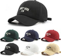 6Pack Unisex Vintage Washed Cotton Baseball Cap Soft Unconstructed Plain Blank Adjustable Size Dad Hat