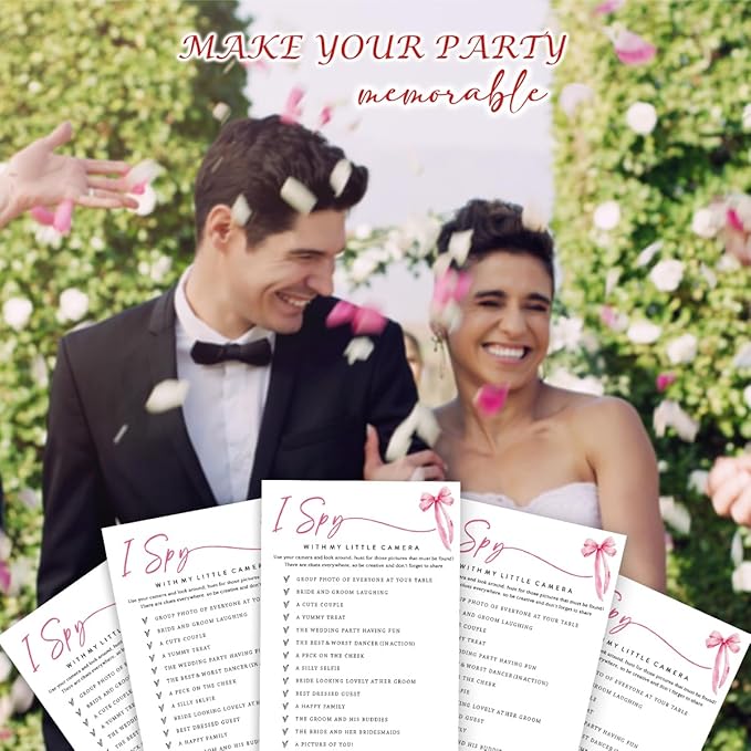 Wedding Shower Games Cards, I Spy - Image 5