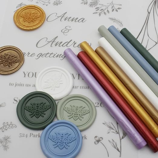 52pcs White Wax Sealing Sticks, Andotopee Glue Gun Adhesive Seal Sticks - Image 3