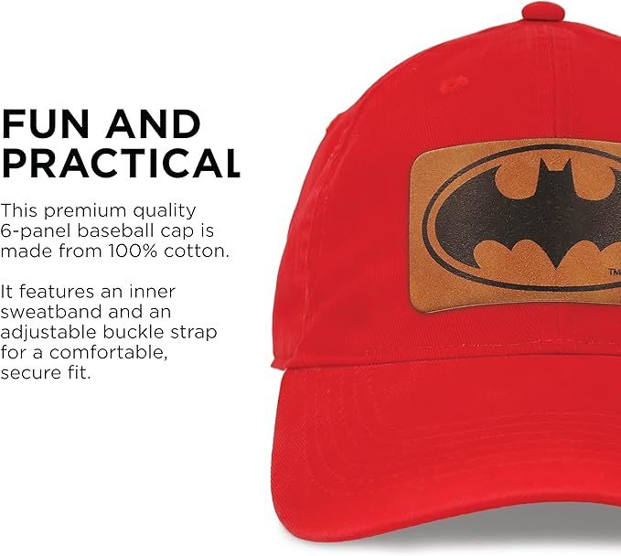 ABG Accessories Superman Hats for Men Baseball Cap