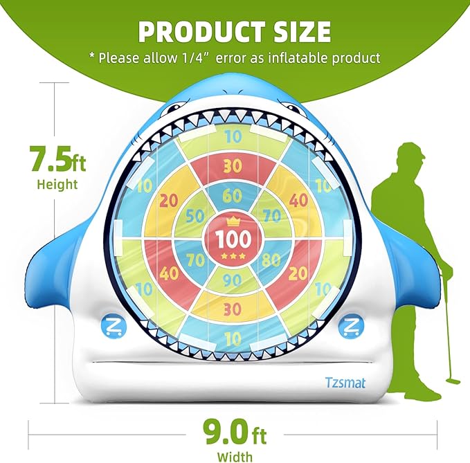 Inflatable Golf Game Set, Outdoor & Beach Golf, Party Darts and Indoor Darts - Image 7