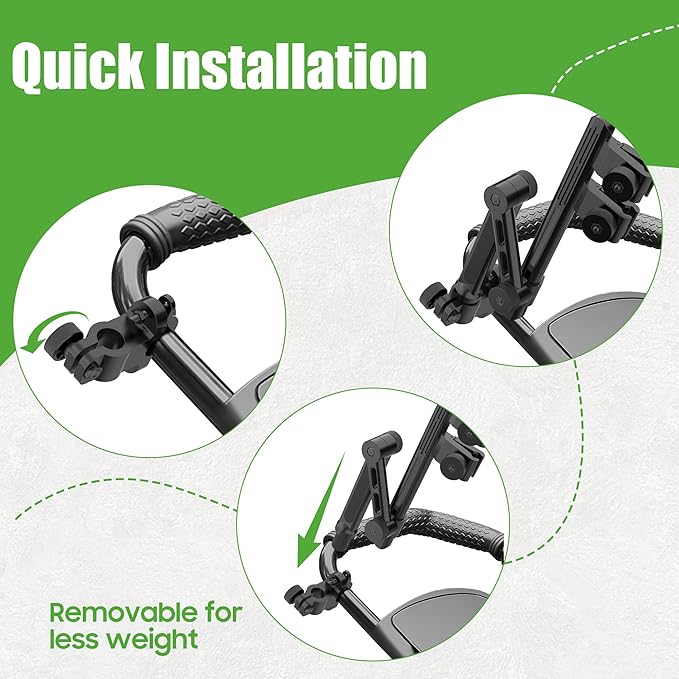 10L0L Heavy Duty Golf Push Cart Umbrella Holder, Super Strong Windproof, Universal Umbrella Stand for Mobility Scooter, Stroller, Wheelchair, Beach Chair
