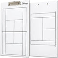 Murray Sporting Goods Dry Erase Coaches Clipboard | Double-Sided Dry Erase White Board