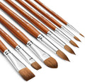 Sable Watercolor Brushes Professional, Fuumuui 8Pcs Sable Brush Set Variety by FUUMUUI