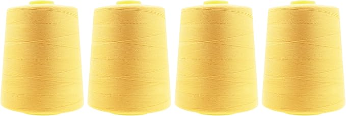 Mandala Crafts 4 Pack of Serger Threads Cones Spools by MandalaCrafts