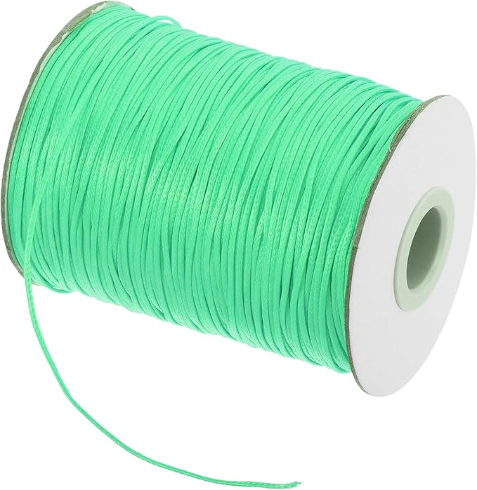 MECCANIXITY Waxed Cord 0.8mm Waxed Polyester Cord 175 Yard Wax String by MECCANIXITY