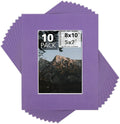 Mat Board Center, 8x10 for 5x7 Purple Color Mats by MatBoardCenter