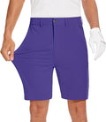 JWM Mens 7"/9" Stretch Golf Shorts - Lightweight Hybrid Casual Dress Work Flat Front Shorts with 5 Pockets Quick Dry UPF50